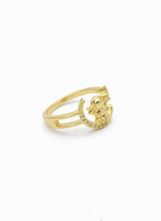 ANILLO GRADUABLE EN RODIO CON MICROCIRCONES CALIDAD AAA