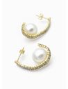 ARETES RODIO MARCA XUPING MICROCIRCONES