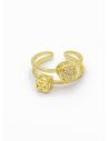 ANILLO GRADUABLE RODIO XUPING YXZ CRISTALES