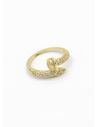 ANILLO GRADUABLE RODIO XUPING YXZ CRISTALES