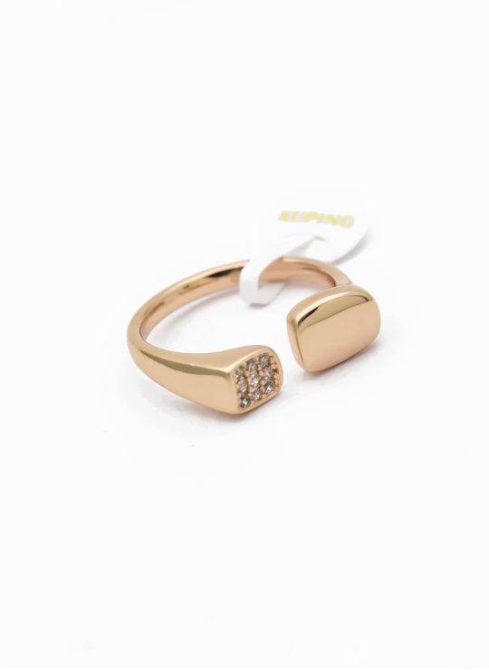ANILLO GRADUABLE RODIO XUPING YXZ CRISTALES