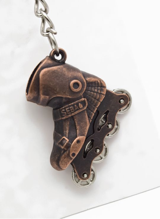 LLAVERO 3D CON HERRAJES / MOSQUETON/ METALICO GOMA