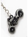 LLAVERO 3D CON HERRAJES / MOSQUETON/ METALICO GOMA