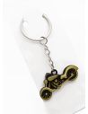 LLAVERO 3D CON HERRAJES / MOSQUETON/ METALICO GOMA