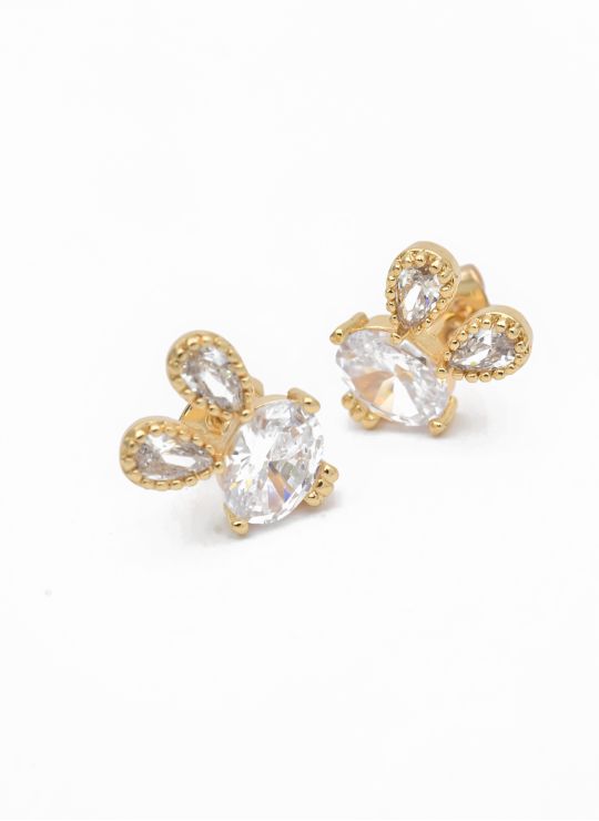 ARETES RODIO MARCA XUPING MICROCIRCONES /YSX CALIDAD AAA