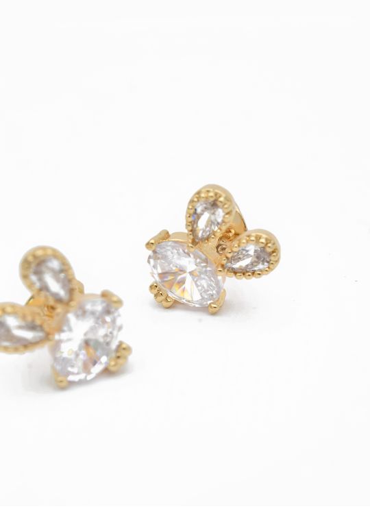 ARETES RODIO MARCA XUPING MICROCIRCONES /YSX CALIDAD AAA