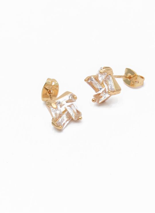 ARETES RODIO MARCA XUPING MICROCIRCONES /YSX CALIDAD AAA