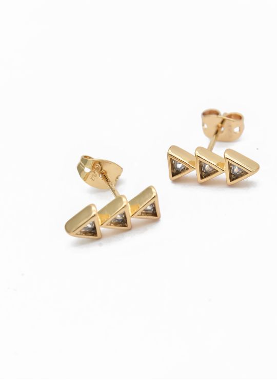 ARETES RODIO MARCA XUPING MICROCIRCONES /YSX CALIDAD AAA
