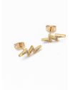 ARETES RODIO MARCA XUPING MICROCIRCONES /YSX CALIDAD AAA
