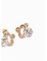 ARETES RODIO MARCA XUPING MICROCIRCONES /YSX CALIDAD AAA