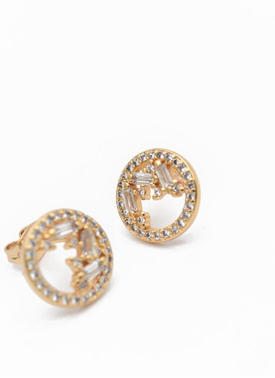 ARETES RODIO MARCA XUPING MICROCIRCONES /YSX CALIDAD AAA