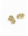 ARETES RODIO MARCA XUPING MICROCIRCONES /YSX CALIDAD AAA