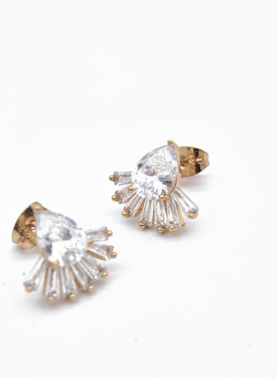 ARETES RODIO MARCA XUPING MICROCIRCONES /YSX CALIDAD AAA