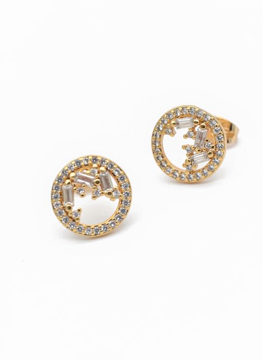ARETES RODIO MARCA XUPING MICROCIRCONES /YSX CALIDAD AAA