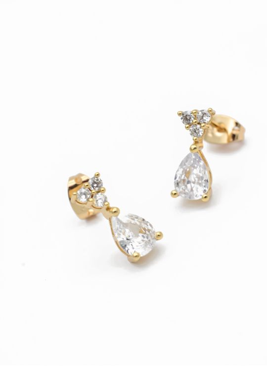 ARETES RODIO MARCA XUPING MICROCIRCONES /YSX CALIDAD AAA