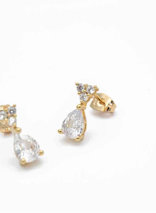 ARETES RODIO MARCA XUPING MICROCIRCONES /YSX CALIDAD AAA