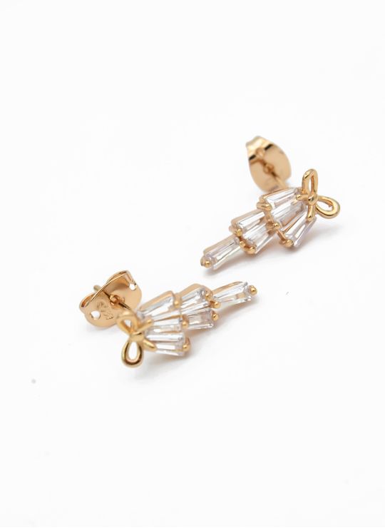 ARETES RODIO MARCA XUPING MICROCIRCONES /YSX CALIDAD AAA
