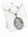 SET DE COLLAR, ARETES, DIJE EN ACERO INOXIDABLE 316L
