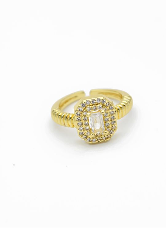 ANILLO GRADUABLE RODIO XUPING/YSX CRISTALES