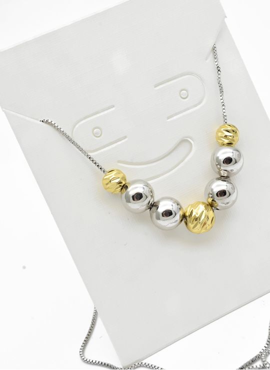 SET DE COLLAR Y DIJE EN RODIO CON MICROCIRCIONES / GARANTIA