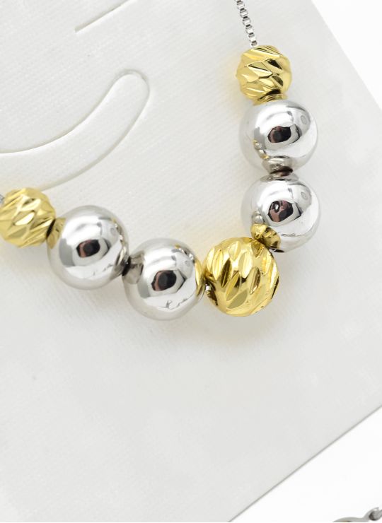 SET DE COLLAR Y DIJE EN RODIO CON MICROCIRCIONES / GARANTIA