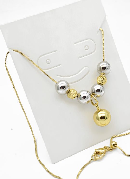 SET DE COLLAR Y DIJE EN RODIO CON MICROCIRCIONES / GARANTIA