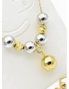 SET DE COLLAR Y DIJE EN RODIO CON MICROCIRCIONES / GARANTIA