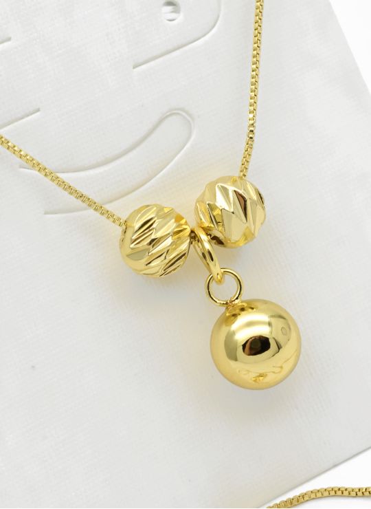 SET DE COLLAR Y DIJE EN RODIO CON MICROCIRCIONES / GARANTIA
