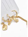 SET DE ARETES X 3 PARES EN RODIO XUPING CALIDAD AAA