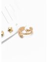 SET DE ARETES X 3 PARES EN RODIO XUPING CALIDAD AAA
