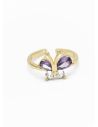 ANILLO GRADUABLE RODIO XUPING GARANTIZADO /YSX CRISTALES
