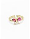 ANILLO GRADUABLE RODIO XUPING GARANTIZADO /YSX CRISTALES