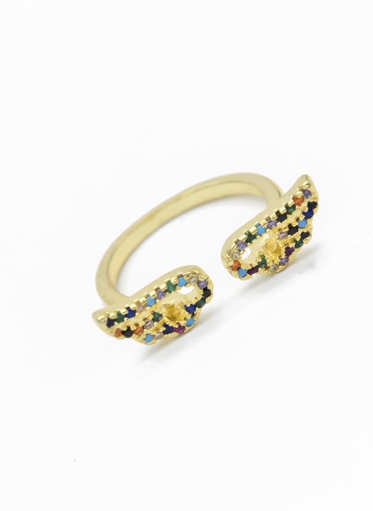 ANILLO GRADUABLE RODIO XUPING GARANTIZADO /YSX CRISTALES