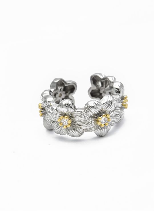 ANILLO GRADUABLE RODIO XUPING GARANTIZADO /YSX CRISTALES