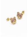 ARETES RODIO MARCA XUPING MICROCIRCONES /YSX CALIDAD AAA