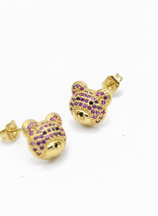 ARETES RODIO MARCA XUPING MICROCIRCONES /YSX CALIDAD AAA