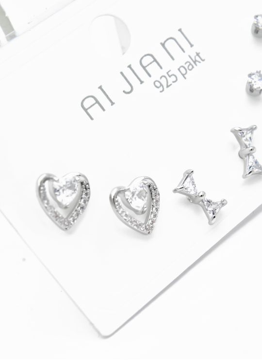 SET DE ARETES X 3 PARES XUPING / RODIO GARANTIZADO