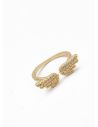 ANILLO GRADUABLE RODIO XUPING YXZ CRISTALES
