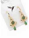 LOTE SURTIDO X 12 UNIDADES DE ARETES MEDIANOS 2.1CM APROX. EN COVERGOLD/ REVISAR TODAS LAS IMAGENES/
