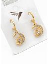 LOTE SURTIDO X 12 UNIDADES DE ARETES MEDIANOS 2.1CM APROX. EN COVERGOLD/ REVISAR TODAS LAS IMAGENES/