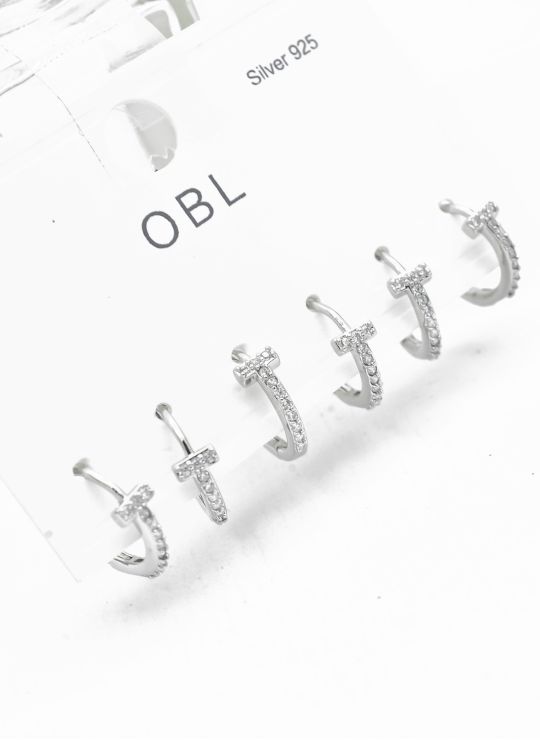 SET DE ARETES X 3 PARES XUPING / RODIO GARANTIZADO