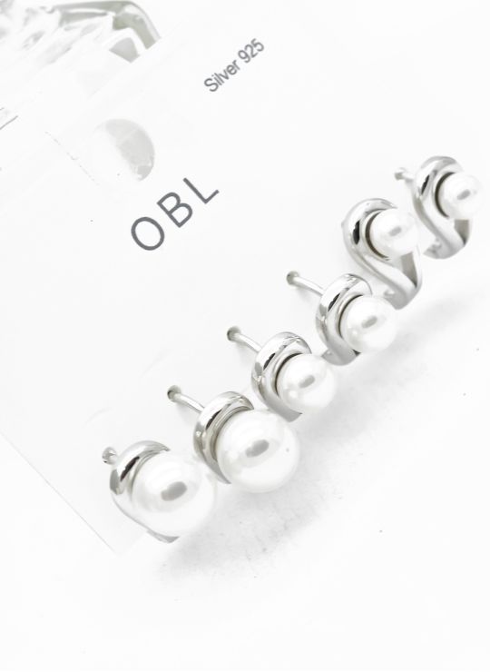 SET DE ARETES X 3 PARES XUPING / RODIO GARANTIZADO