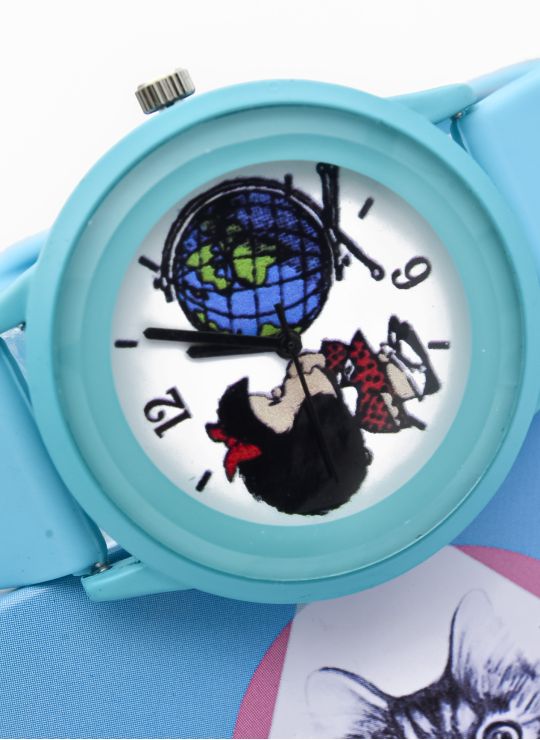 SET DE RELOJ EXCLUSIVO GOMA CON ESTUCHE DE LUJO Y DULCES
