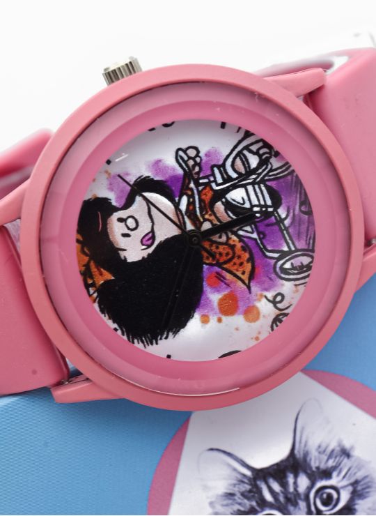 SET DE RELOJ EXCLUSIVO GOMA CON ESTUCHE DE LUJO Y DULCES