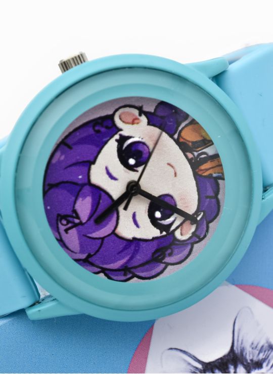 SET DE RELOJ EXCLUSIVO GOMA CON ESTUCHE DE LUJO Y DULCES