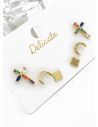 SET DE ARETES X 3 PARES XUPING / RODIO GARANTIZADO