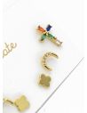 SET DE ARETES X 3 PARES XUPING / RODIO GARANTIZADO