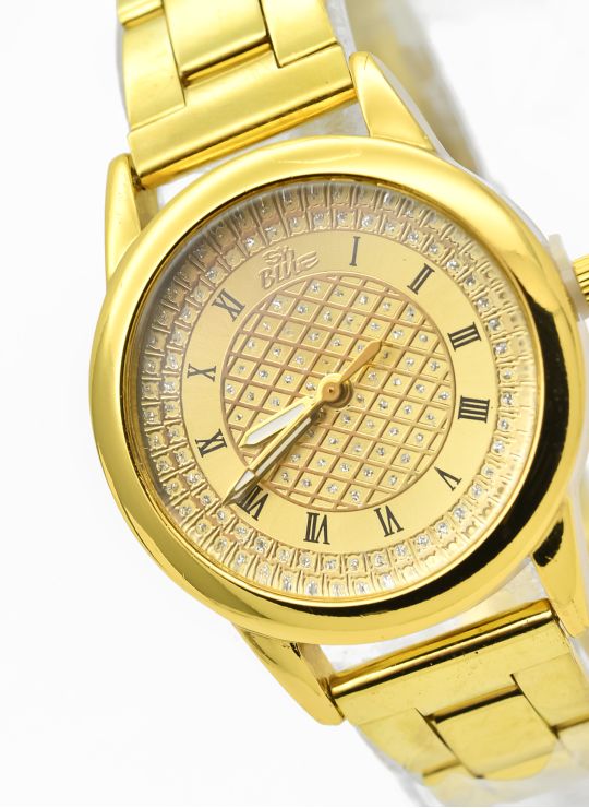 RELOJ CRISTALES CALIDAD AA METALICO TIPO JOYA NO SUMERGIBLE