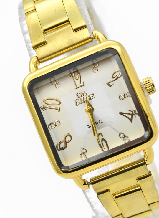 RELOJ CRISTALES CALIDAD AA METALICO TIPO JOYA NO SUMERGIBLE