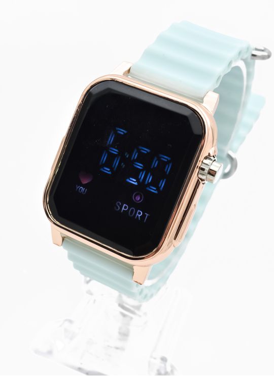 RELOJ LED CALIDAD AA PULSO GOMA SILICONA/ NO SUMERGIBLE